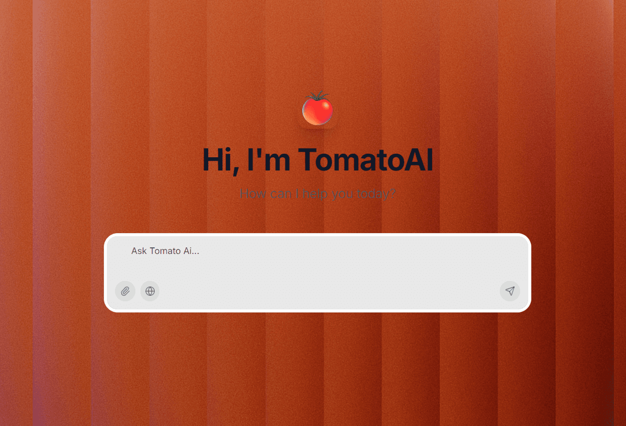Tomato AI UI Preview